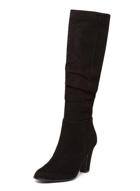 Wide Fit Black Fit 'Wynter' Boots